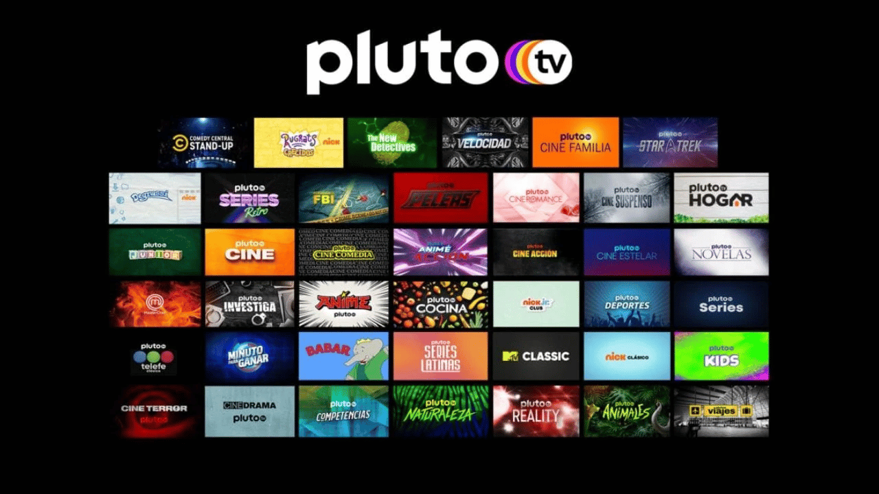 Novidade do Pluto TV outubro streaming adiciona novo canais ao serviço