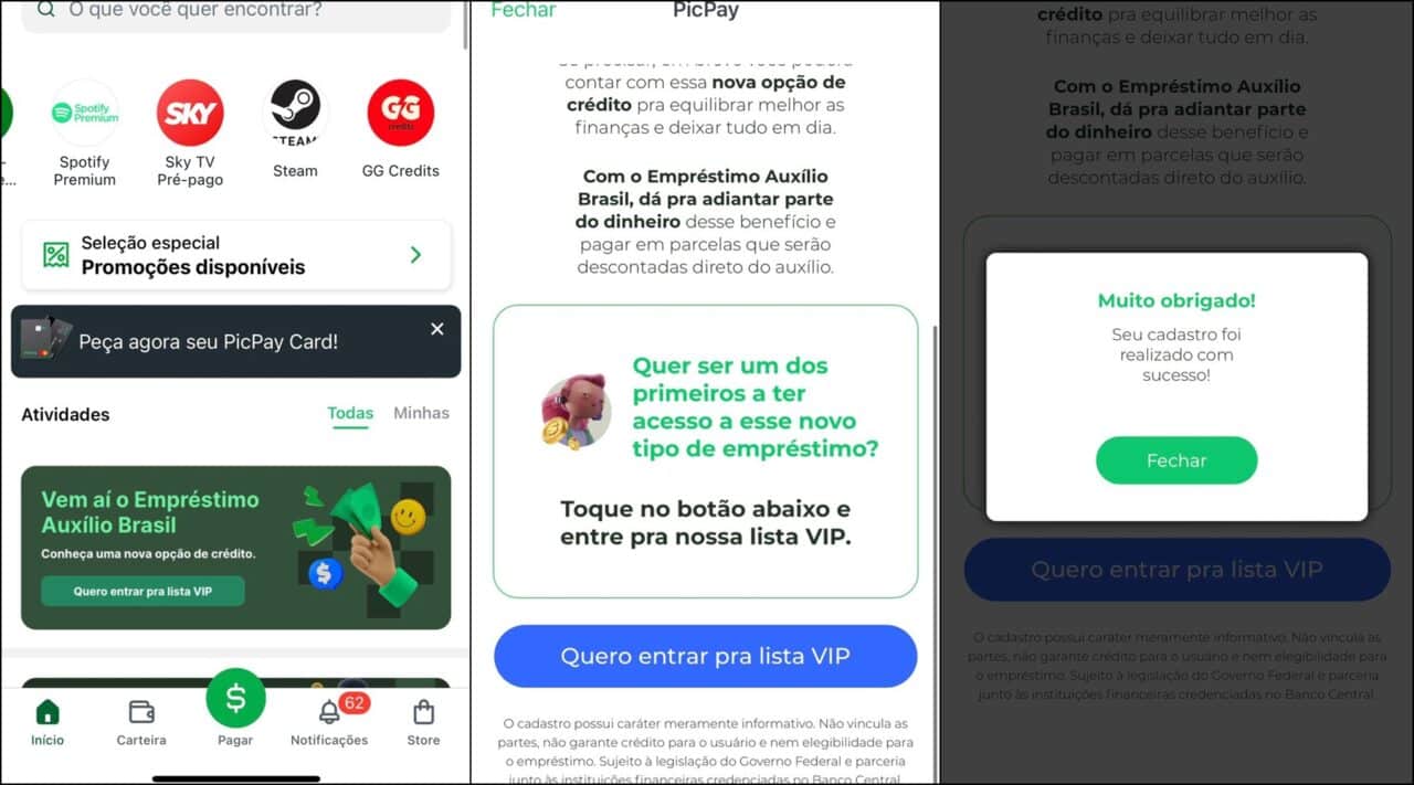 picpay lista