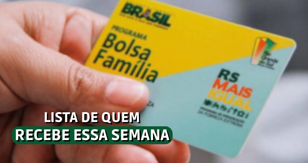 Tabela Do Bolsa Família ATUALIZADA: Lista De Quem Recebe Esta Semana