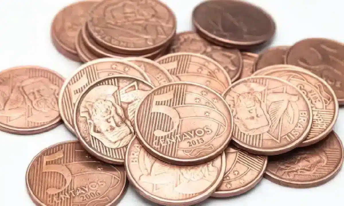 Moedas de 5 centavos podem ser vendidas até R$ 50.000 1 Moedas de 5 centavos podem ser vendidas até R$ 50.000