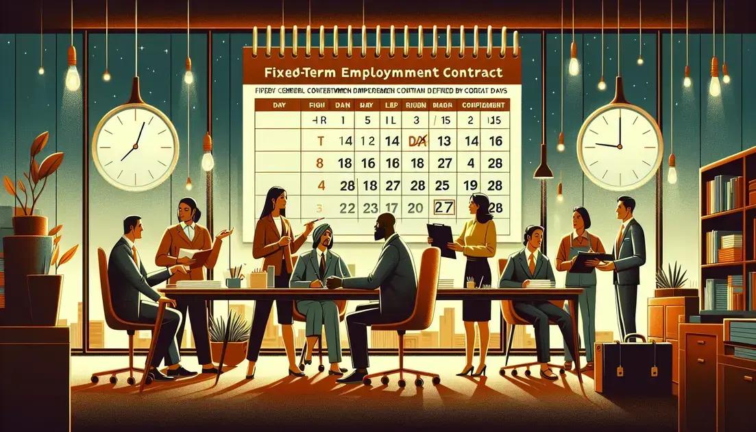 Prazo determinado definido em dias no contrato de trabalho